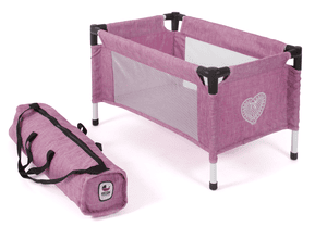 BAYER CHIC 2000 Campingbedje voor poppen Jeans pink