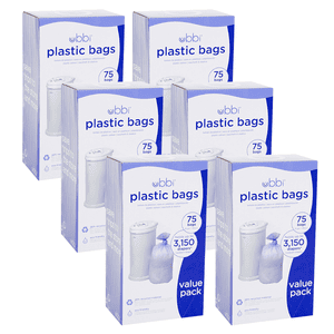 Plastikbeutel 75 Stück, 6er Pack