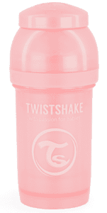 Twist shake  Nappflaska med antikolik från 0 månader 180 ml, Pearl Rosa