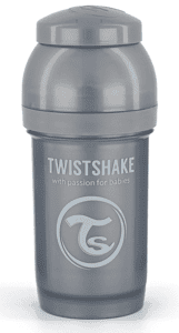 Twist shake  Biberon anticolica da 0 mesi 180 ml, Pearl Grigio