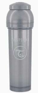 Twist shake  Anti-kolikk tåteflaske fra 0 måneder 330 ml, Pearl Grey