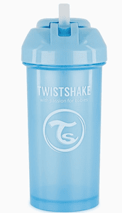 Twist shake  Kubek ze słomką od 12 miesięcy 360 ml, Pearl Niebieski