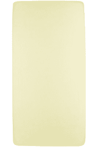 Drap housse de lit enfant Jersey Soft Yellow 60x120 cm