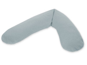Original Amningskudde inkl. överdrag Misty Blue finstrickad