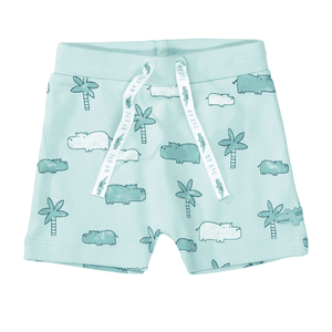 Shorts pastell mint mönstrad