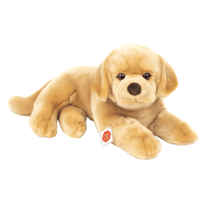 Labrador Retriever liegend beige, 45 cm