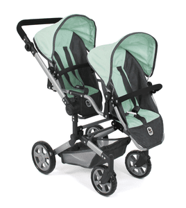 BAYER CHIC 2000 Poppenwagen Linus Duo Melange antraciet-mint