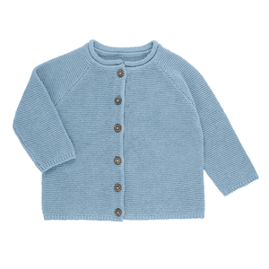 Cardigan "strikka", blu