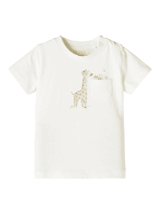 T-Shirt Nbfjette White Alyssum
