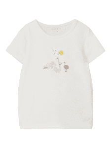 T-shirt Nbfjutta White Alyssum