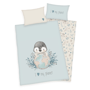 Ropa de cama Pingüino 100 x 135 cm