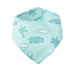 Bandana enfant motifs pastel menthe