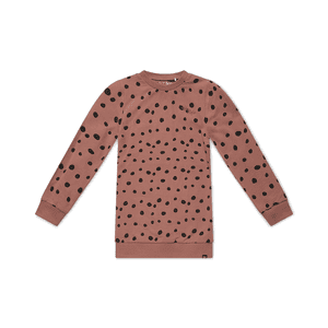 Koko Noko Sweatshirt Jurk Nathalie dusty roze