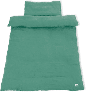 Ropa de cuna de muselina  verde 100 x 135 cm