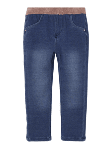 Leggings infantil Nmfsalli Dark Blue Denim