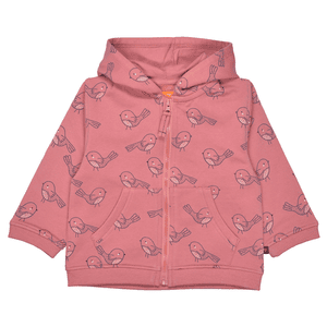 Chaqueta de sudor suave con estampado de bayas