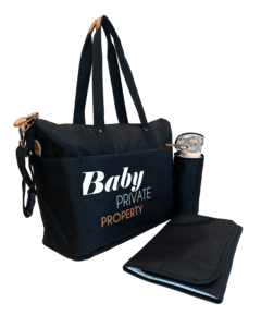 bleieveske Simply Duffle Baby Property svart