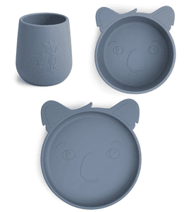 Kit vaisselle enfant Judi koala silicone Bering Sea 3 pièces