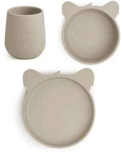 Set di 3 stoviglie Judi Koala, Cobble stone