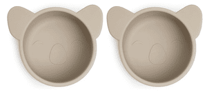 Miseczki na przekąski Pink Koala 2-częściowe, Cobble stone