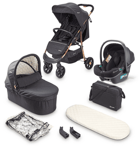 Kinderwagen 3 in 1 Black Rosegold