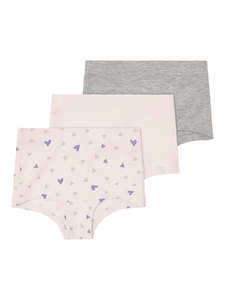 Hipster 3-pack Heart Barely Rosa