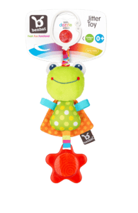 Peluche Trembleur scintillant ami grenouille pour la route