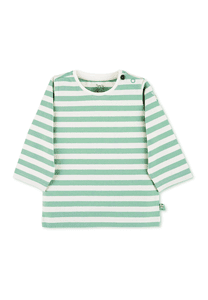 Langarm-Shirt Emmi grün gestreift