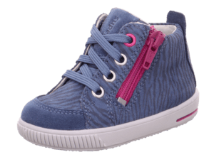 Zapatilla infantil Moppy azul/rosa (mediano)