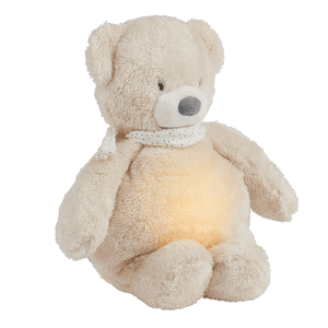 Sleepy Bear Cuddly Toy Night Light beige