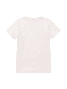 T-shirt Logo Print Candy Cotton Roze