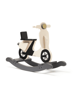 Schommelscooter beige