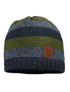 Beanie Blockringle koolstof gesmolten/greucarbon