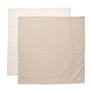 bébé-jou ® Baby Muslin Wipes Pure Cotton Sand