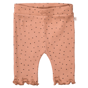 Leggings peach gemustert