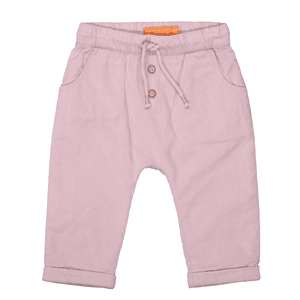 Pantalon en velours côtelé vintage rose