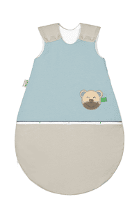 Jersey-Schlafsack "mucki AIR" color-blocking sweet chocolate