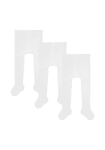 baby strømpebukser 3-pack white