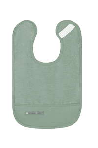 Frottée Velcro Bib głęboki forest