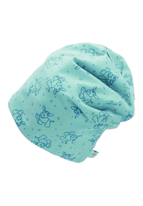 Slouch-Beanie Esel hellblau