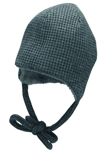 Čepice Beanie Waffle Look Smoke Grey