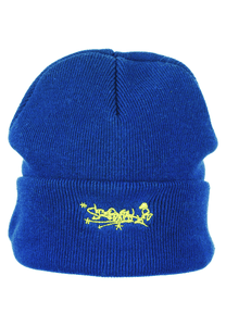 Gorro de punto con aspecto de patinador marine