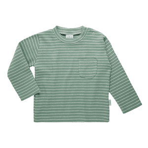 Maglia a maniche lunghe a costine lipala - verde menta