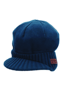 Casquette à visière marine