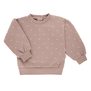 Sudadera infantil himma old rose