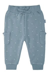 Pantalon cargo enfant himma bleu