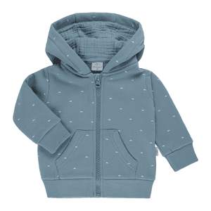 Chaqueta sudadera con capucha himma azul