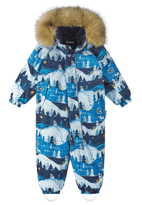 Schneeoverall Lappi blau