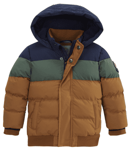 Steppjacke mit Kapuze camel