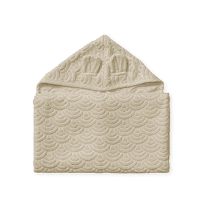 Cam Cam® COPENHAGUE Toalla con capucha y orejas Junior beige